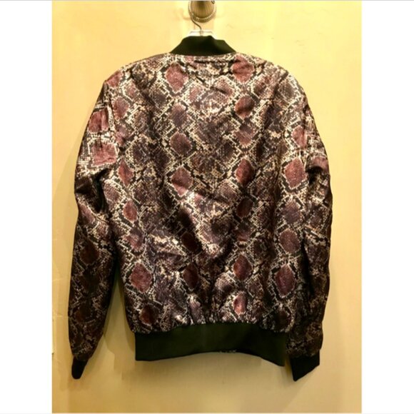 Zara Snake Print Bomber Jacket and Pants 2 Piece Set - Picture 9 of 11